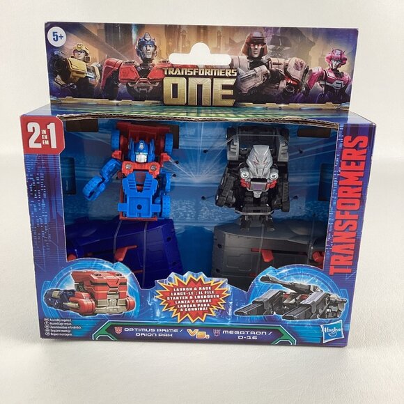Hasbro Other - Transformers One Launch Race Crash Convert Optimus Prime Orion Pax Megatron D-16